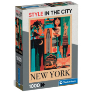 Style in the City New York puzzle 1000 dílků - Clementoni