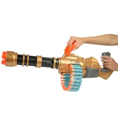 SuperShoot: Elektronický obří pěnový kulomet s náboji a baterií 70cm obrázek 4