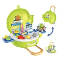 Supermarket s pojízdným kufru s motivem slona, 30 kusů.