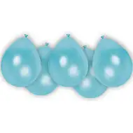 Světle modré latexové balónky, sada 8 ks