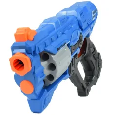 Swift Launcher: Ruční houbačka s bubnovým zásobníkem, náboji a terčem 32cm obrázek 2