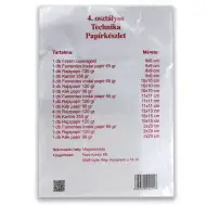 Technická papírová sada pro 4. třídu, 25 ks