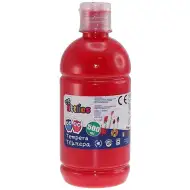 Tempera v červené barvě 500ml