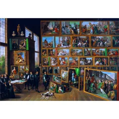 Teniers: Arcivévoda Leopoldova sbírka Muzeum HQC puzzle 2000 kusů - Clementoni obrázek 2