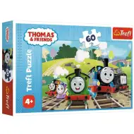 Thomas a parní lokomotiva 60dílné puzzle - Trefl