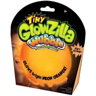 Tiny Glowzilla Wubble svítící neonový bublinový míč oranžové barvy 30 cm