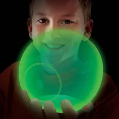 Tiny Wubble svítící ve tmě zelený bublinový míč 30 cm obrázek 2