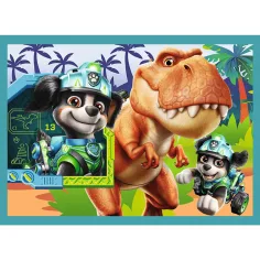 Paw Patrol dobrodružství na ostrově dinosaurů 4 v 1 puzzle set - Trefl obrázek 4