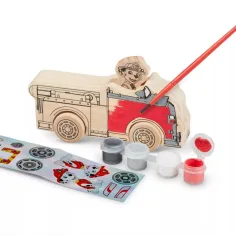 Tlapková patrola Dřevěná sada na malování vozidel – Melissa & Doug obrázek 2