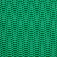 Tmavě zelená dekorace 3D vlnitá lepenka B2 50x70cm 1ks