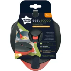 Tommee Tippee: Easyscoop miska na krmení s víčkem a lžičkou