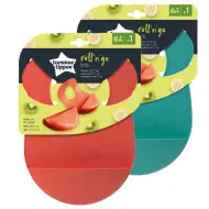 Tommee Tippee: RollNGo silikonový bryndák s ramenním popruhem v několika variantách