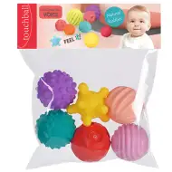 Touchball: Sada 6 míčků pro rozvoj hmatu