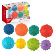 Touchball: Sada 8 míčů pro rozvoj hmatu