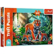 Tygři v džungli 200dílné puzzle - Trefl