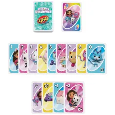 UNO Junior: Gabin domeček karetní hra - Mattel obrázek 3