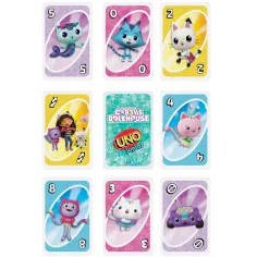 UNO Junior: Gabin domeček karetní hra - Mattel obrázek 4