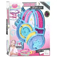 Ukaž svůj styl: Sada pro výrobu šperků s korálkováním v pouzdře ve tvaru sluchátek s více než 200 barevnými korálky a doplňky.