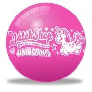 Unikornis růžový gumový míč o průměru 22 cm
