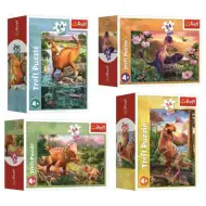 Úžasné dinosaury 54ks mini puzzle v několika variantách - Trefl