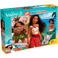 Vaiana 2 v 1, puzzle a omalovánky, 108 dílků, 70x50 cm – Lisciani