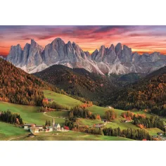 Val Di Funes, Itálie HQC puzzle 2000 dílků - Clementoni obrázek 2
