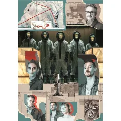 Papírový dům: Berlín - postavy 1000dílné Compact puzzle 50x70cm - Clementoni obrázek 2