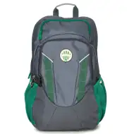 Velký šedý školní batoh s logem Fradi