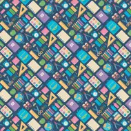 Veselý balicí papír na začátek školního roku 100x70 cm