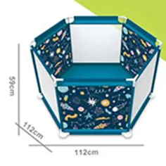 VivaKids ohrádka s vesmírnou lodí 112x59 cm obrázek 2