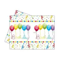 Všechno nejlepší k narozeninám plastový ubrus 120x180 cm