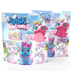 Washy Friends: Color Reveal koupací jednorožci – figurky překvapení, různé obrázek 2