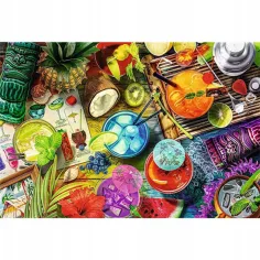 Wood Craft: Barevné koktejly dřevěné puzzle 500+1 ks - Trefl obrázek 3
