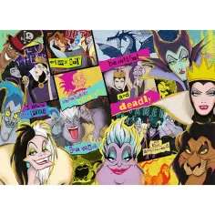 Wood Craft: Disney Hlavní padouši puzzle 1000 dílků - Trefl obrázek 2