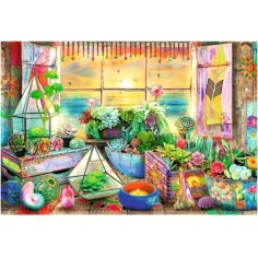 Wood Craft: Pobřežní chata z dřevěných puzzle 500+1 ks - Trefl obrázek 3