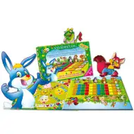 Zajíčí závod a "Člověče, nezlob se" dovednostní společenská hra - D-Toys