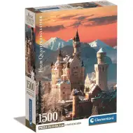 Zámek Neuschwanstein puzzle 1500 dílků HQC, 59,5x84,5 cm - Clementoni