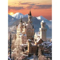 Zámek Neuschwanstein puzzle 1500 dílků HQC, 59,5x84,5 cm - Clementoni obrázek 2