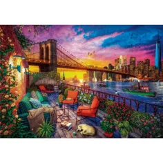 Západ slunce na Manhattanu HQC puzzle 3000 dílků - Clementoni obrázek 2