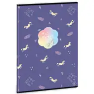 Zázračná země jednorožec čtverečkovaný sešit A/4