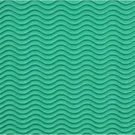 Zelená dekorace 3D vlnitá lepenka B2 50x70cm 1ks