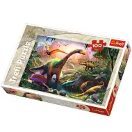 Země dinosaurů puzzle 100 dílků - Trefl
