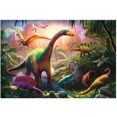 Země dinosaurů puzzle 100 dílků - Trefl obrázek 2