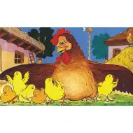 Zlobivý+malý+kuřátko+diapozitiv