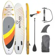 Žluto-oranžovo-šedý SP-300 SUP Stand Up Paddle set 300cm - Spartan
