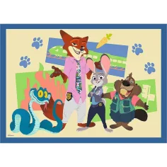Zootropolis 2 – 4 v 1, puzzle 35-48-54-70 ks – Trefl obrázek 5