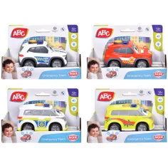ABC Emergency Team autíčko s světlem a zvukem, různé, 1 ks - Dickie Toys