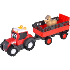 ABC Massey přepravní traktor se zvířetem - Simba Toys obrázek 3
