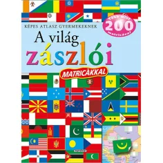 Ilustrovaný atlas pro děti - Vlajky světa s nálepkami vzdělávací kniha