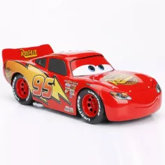 Auta: Blesk McQueen kovový vůz s otevírací kapotou v měřítku 1/24 - Simba Toys obrázek 5